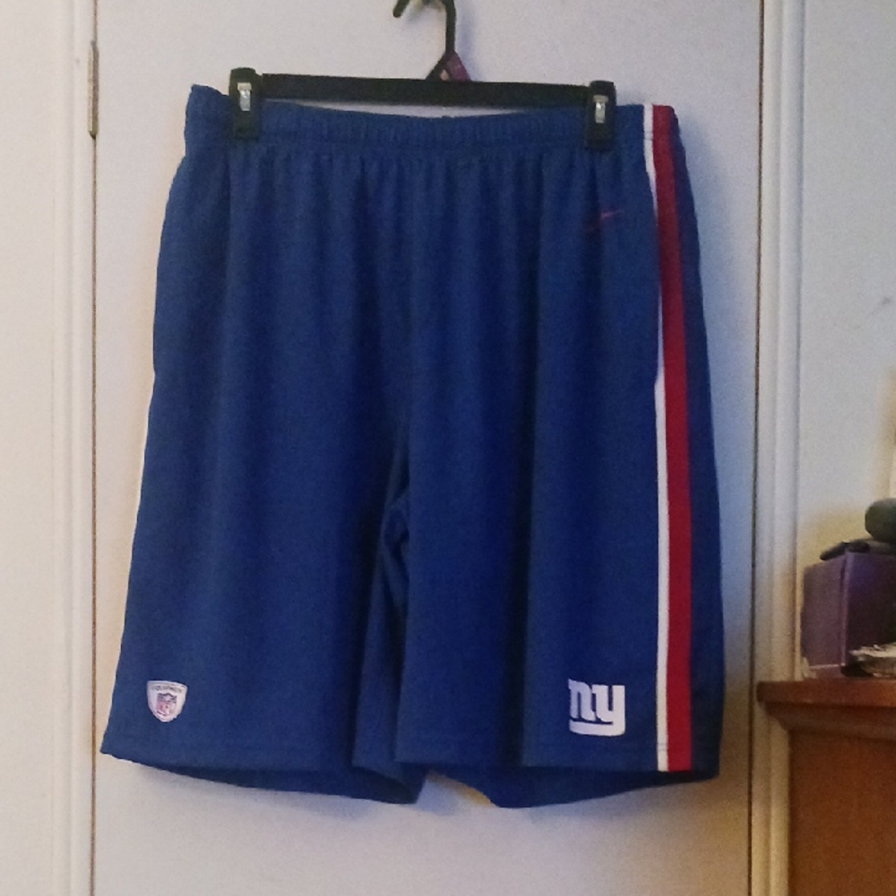 Nike Blue and Red Athletic Shorts